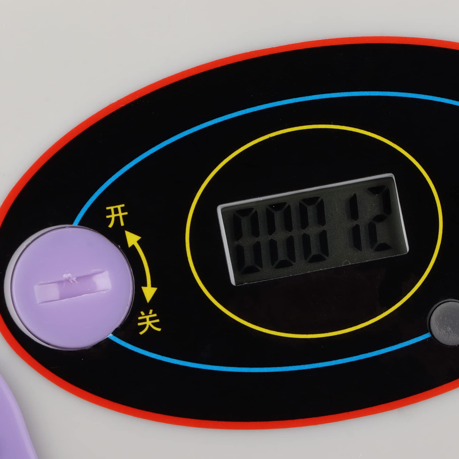 Figure Trimmer Core Ab Twister Board para Ejercicio, Disco de Torsión de Cintura Electrónico Portátil, Masaje de Pies Contando Ab Tabla de Ejercicios para Fitness, Pérdida de Peso, Culturismo
