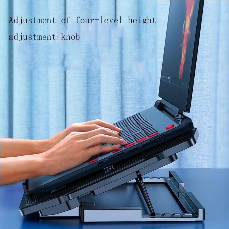 6 Fan Air-Cooled Desktop Quiet Laptop Cooling Mounting Bracket