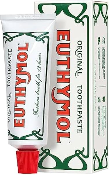 Original Euthymol Zahnpasta 75ml x 24, Zahncreme ohne Fluorid, Anti-Plaque, Antibakteriell, Kariesschutz, Frische Minze, Tägliche Zahnpflege, Sauberkeit für Zähne und Zahnfleisch - 5