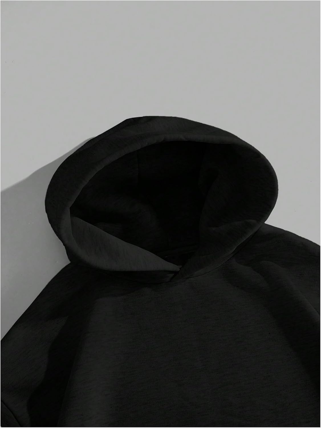 SHENHE Men's Oversized Hoodies Y2K Heavy Weighted Hoodie Long Sleeve Drop Shoulder Sweatshirt Casual Pullover