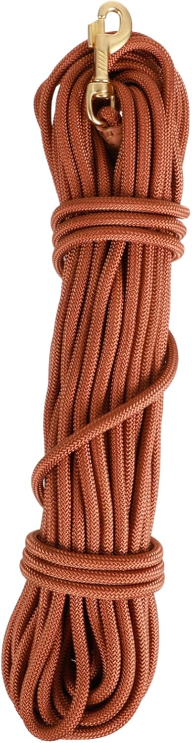 TOYANDONA 20m Heavy Duty Nylon Dog Training Leash Pet Supply for Dogs Ergonomic Grip for Easy Handling for Hiking Camping Recall Training