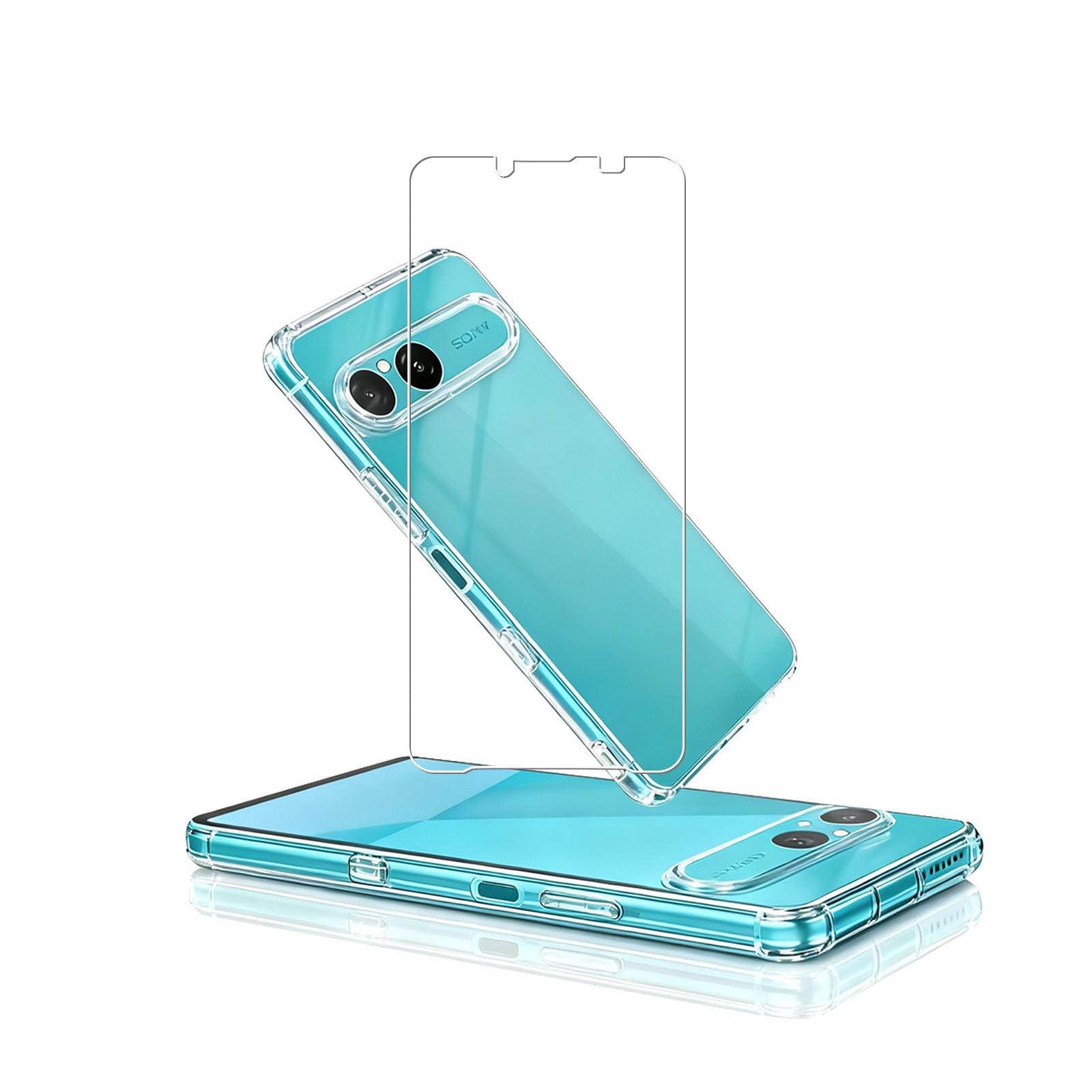 Amazon.co.jp: 対応Xperia 10 vii専用ガラスフィルム + TPU Xperia 10 