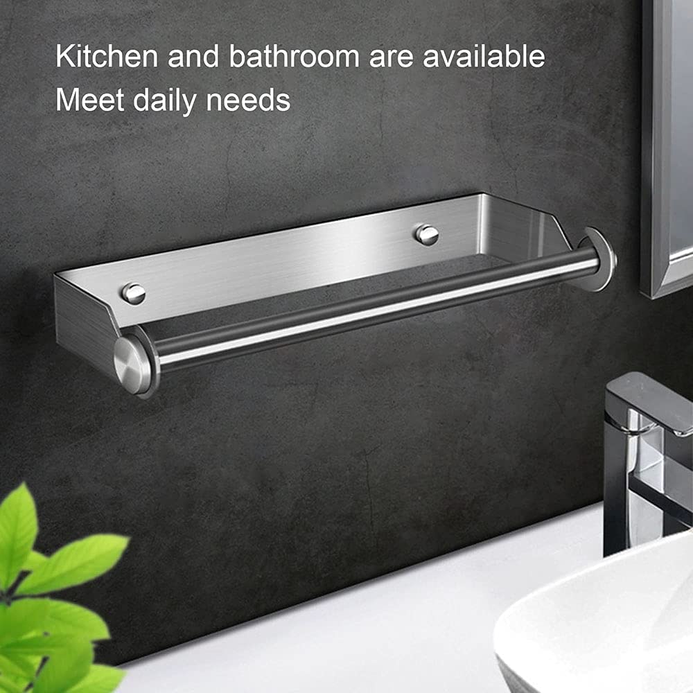 Portarotolo Di Carta Igienica Singolo, Montaggio A Parete In Acciaio Inox Per Cucina E Bagno 94559540
