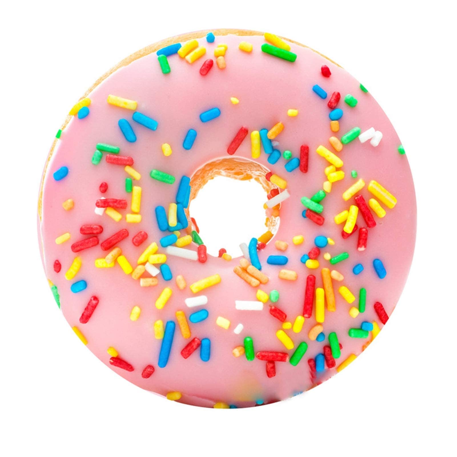 Abaysto C14 Donuts Wrap Funny Realistic Food Round Blanket Novelty Food Soft Plush Flannel Throw Blanket For Kids Adults