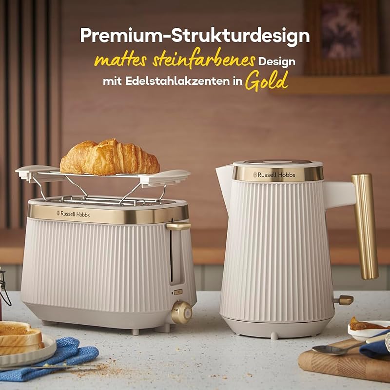 Russell Hobbs Brontë Stone 1.7L Vízforraló 2400W Arany Részletekkel