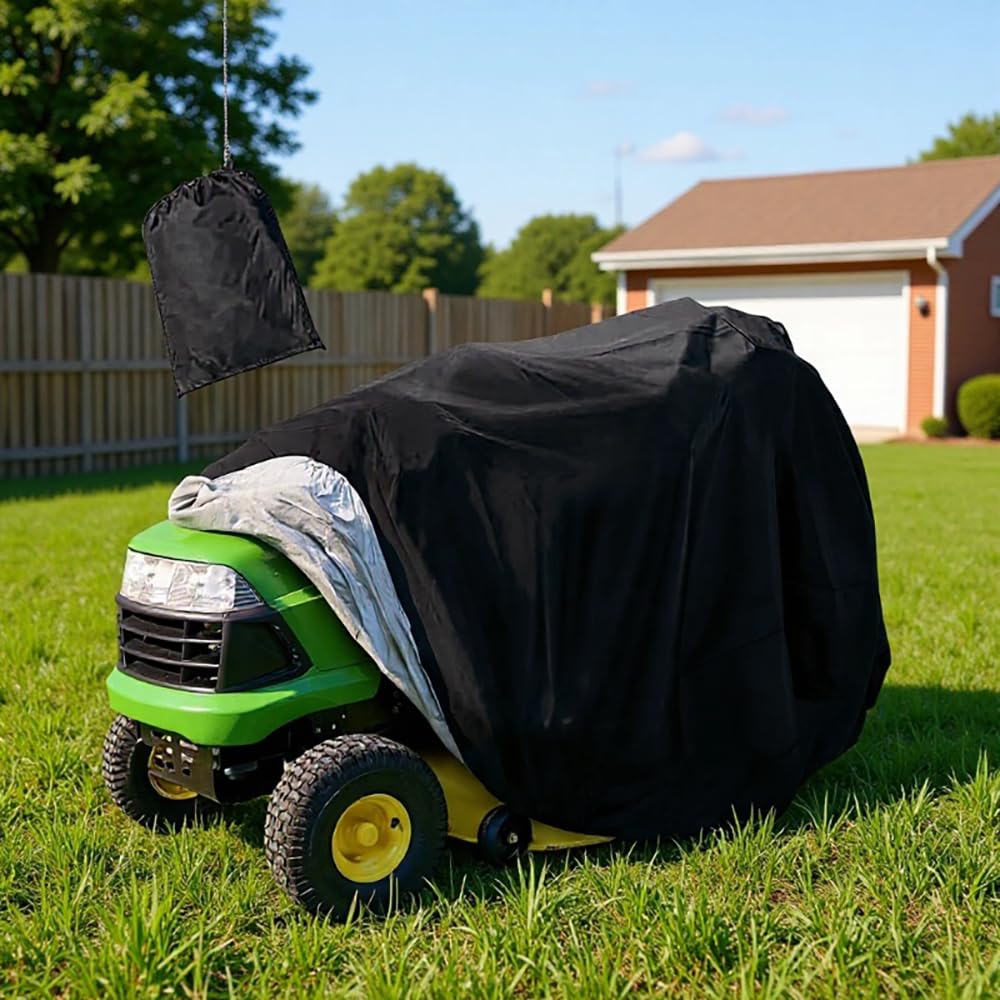 Cubierta para Cortacésped para Jacobsen 80 1977-1980, Oxford Funda Protectora Impermeable Anti Viento Accesorios Tractor Cortacésped
