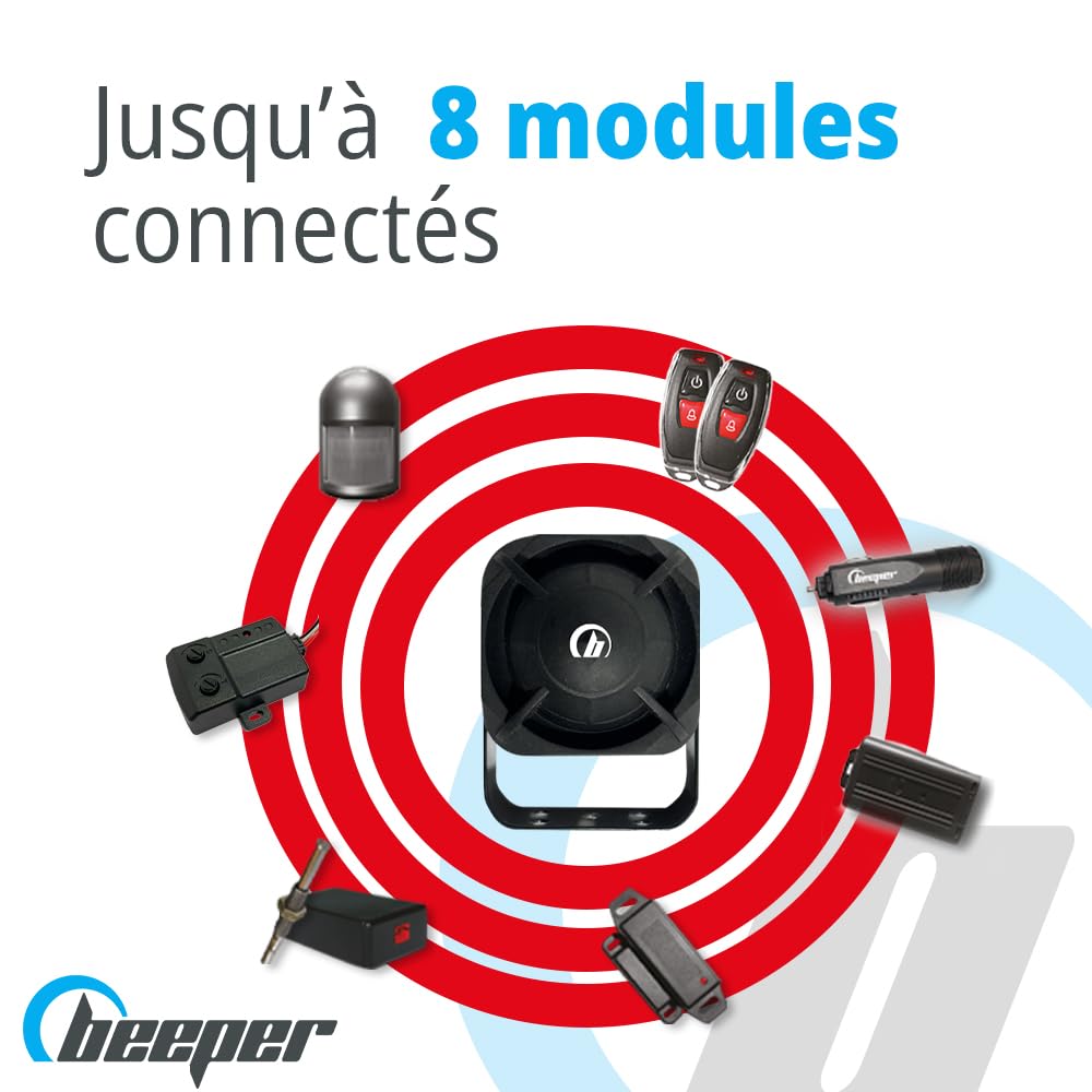 BEEPER XR5-TX1 uniwersalny system alarmowy samochodowy