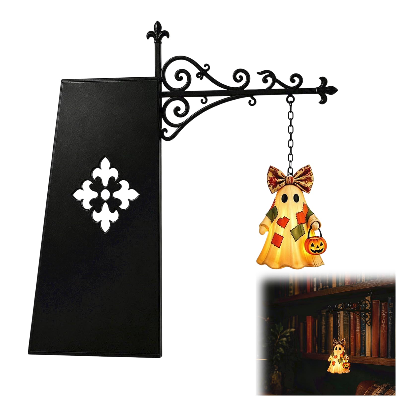 Library Lantern Book Shelf Nook Light | Nooklight for Bookshelf Lamp