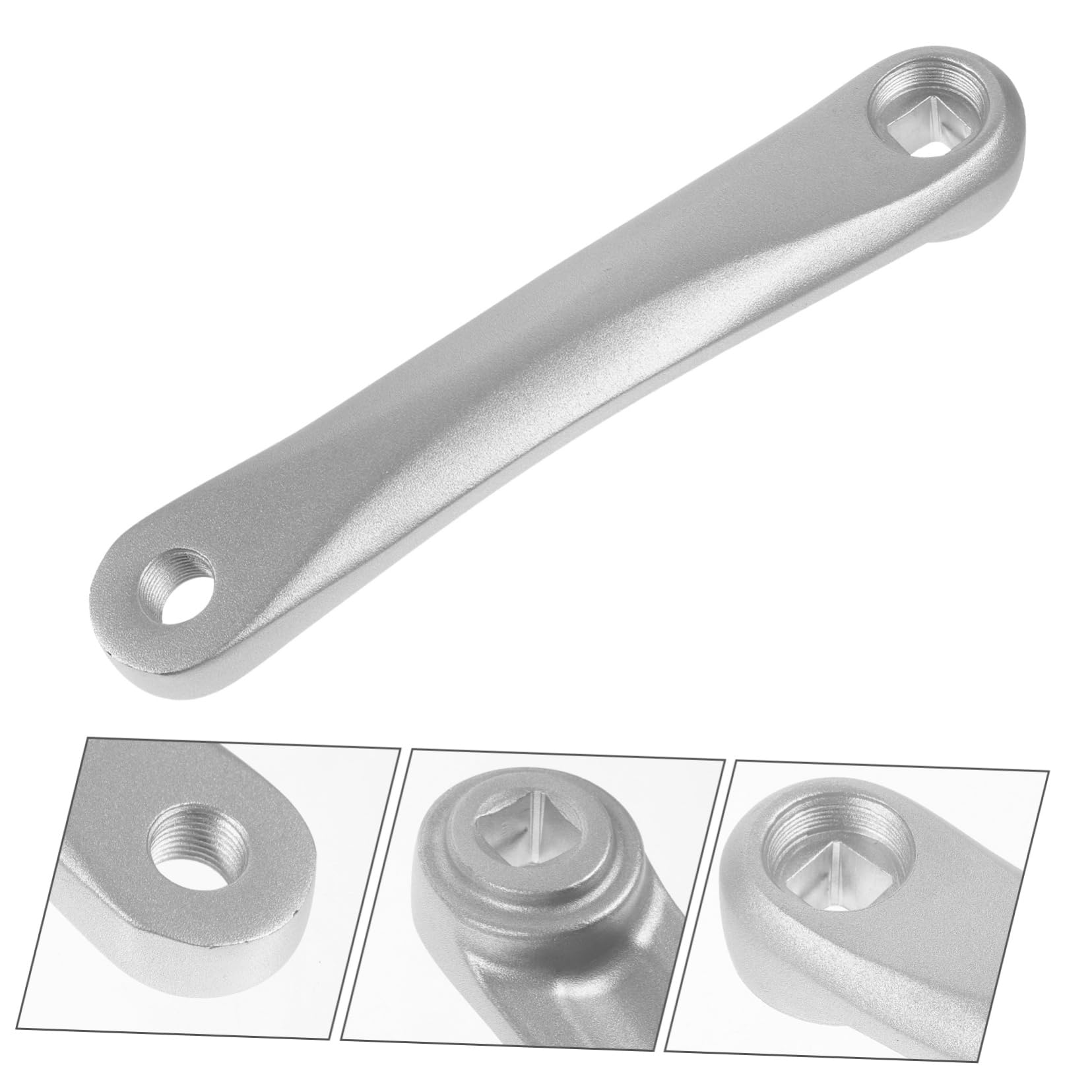 Toddmomy Manovella in Bicicletta in Tutto-Alluminio Riparazione Parti Attrezzo a Manovella Adatto Sostituzione Attrezzo Estrattore Manovella Strada Argento Lega di Alluminio