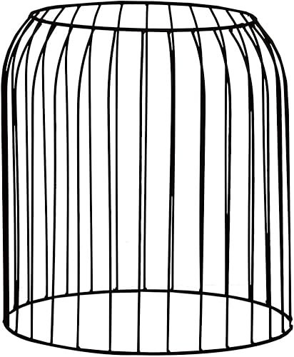 Miniatura 75 de 1 mesa auxiliar con marco de metal, mesa auxiliar blanca para sala de estar, hogar, oficina, 18.5 x 22.4 pulgadas Blanco,Negro