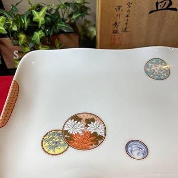 【希少】宮内庁御用達　深川製磁　陶板秋山水 Amazon.co.jp: 深川製磁 陶板 陶額 陶板 山水 染付 宮内庁御用達