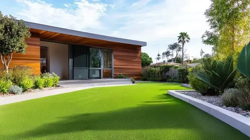 Artificial Grass Turf Roll - UV Protected Outdoor Carpet -5