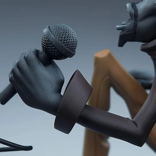 Miniatura 4 de Escultura de estrella de música rap, esculturas de elementos de hip hop, esculturas de resina extrañas y divertidas de estrellas de música rap,