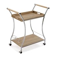 VERSA Carrello da Servizio Versatile Style con Finitura in Legno