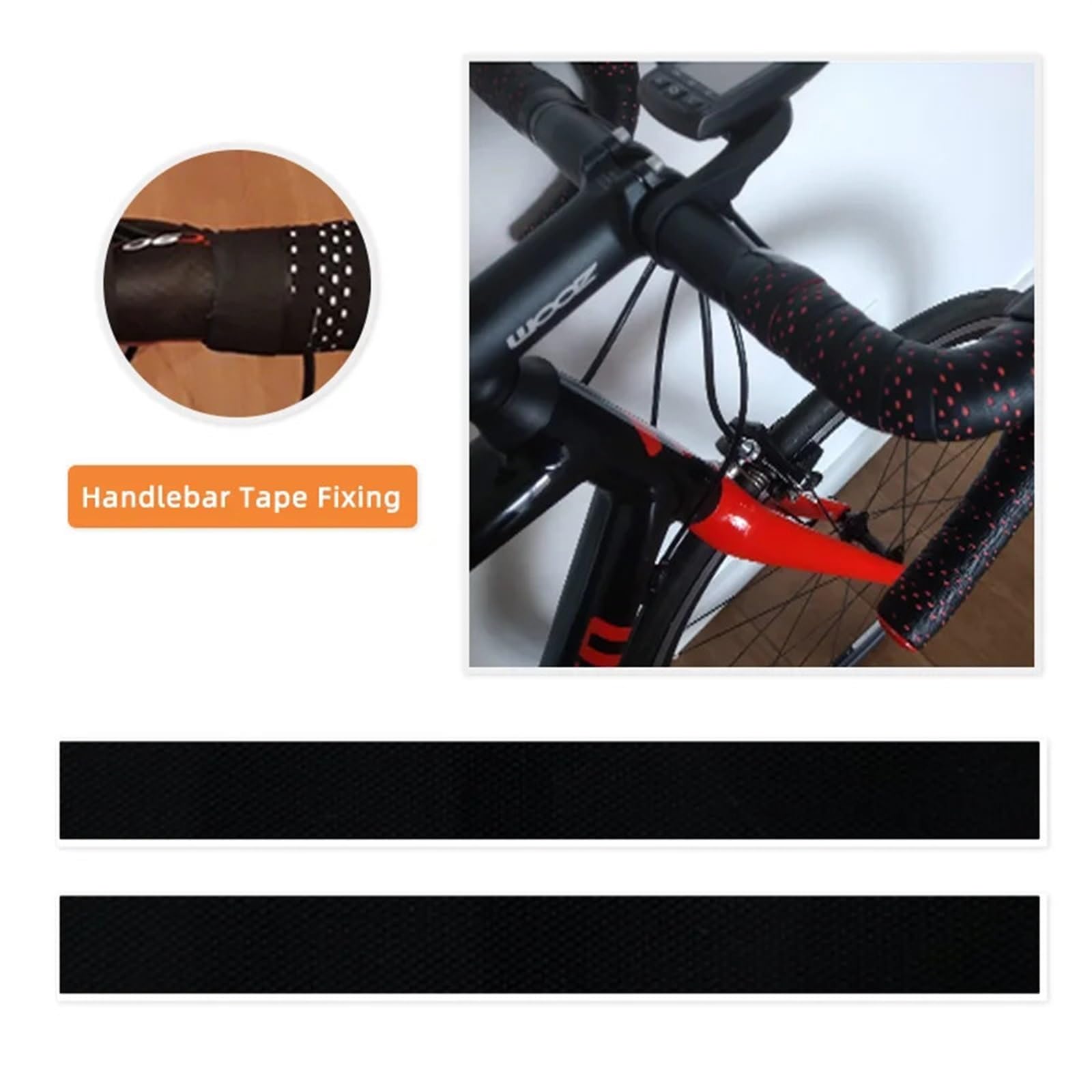 Ruban de guidon de route BOLANY absorbant la transpiration, ruban de