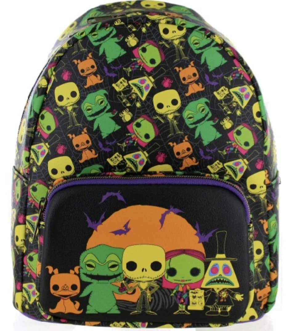 Loungefly Funko POP Backpack: TNBC NEON, Multicolor