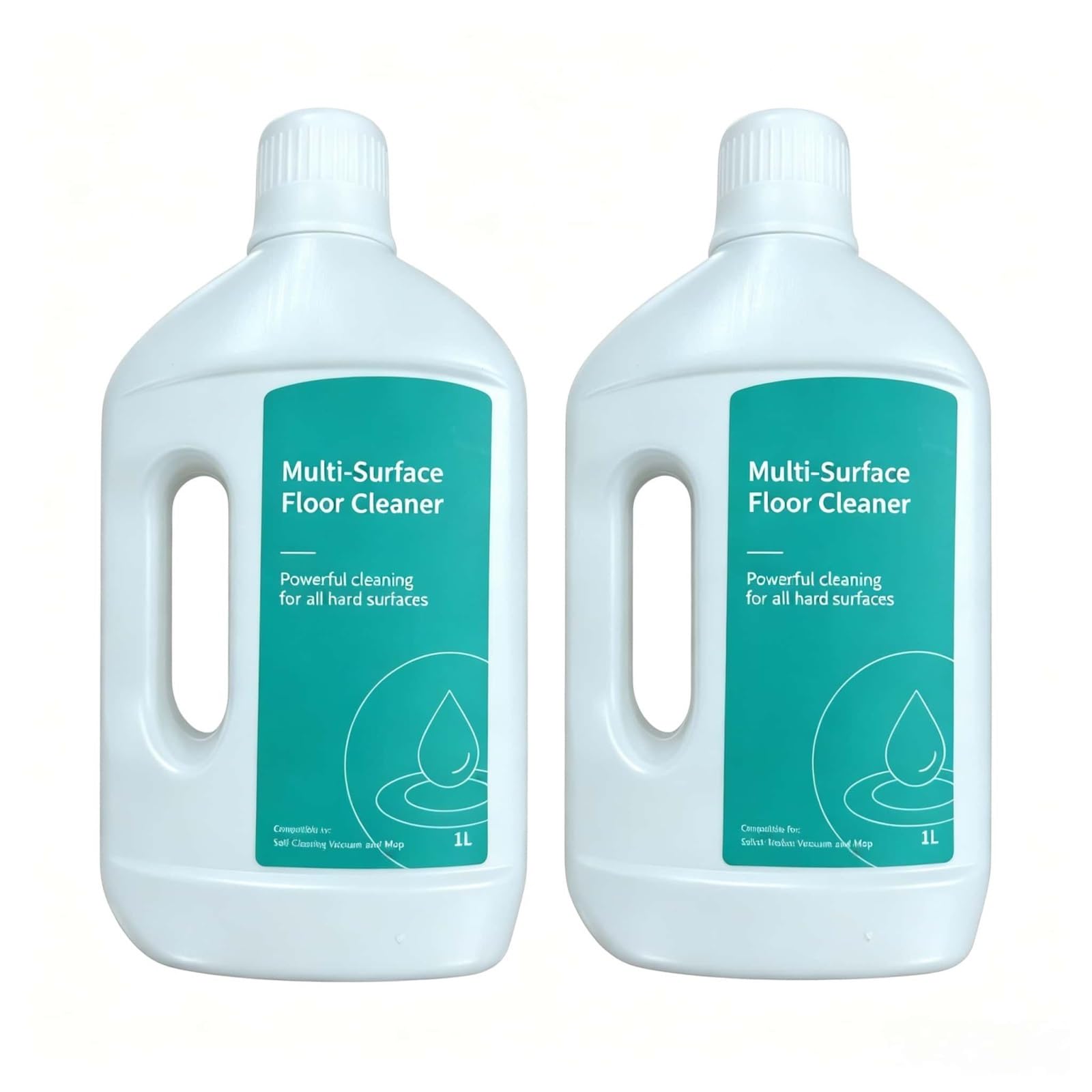 Compatible con Dreame Aspirador Agua Y Polvo & Robot Aspirador, Limpiador for Suelos Múltiples, 1L, Fragancia Original, Sin Marcas de Agua, Secado Rápido(2pc)