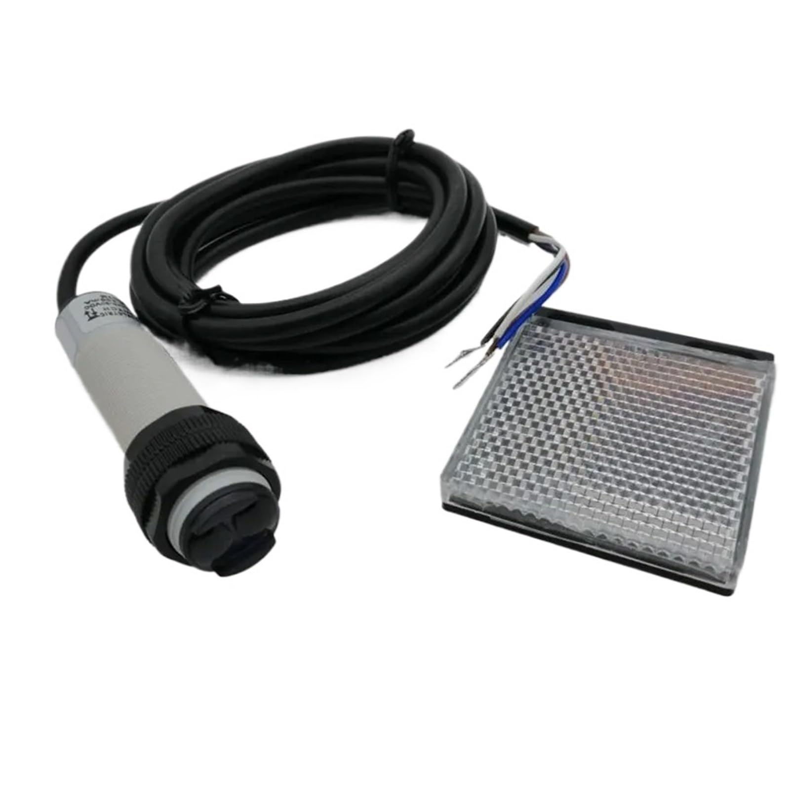 Capteur photoélectrique commutateur Pnp No + nc réflecteur Type miroir capteur de lumière 2m Distance de détection Sens infrarouge