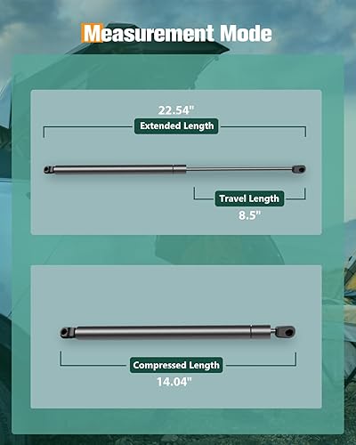 Miniatura 3 de SCITOO Soporte de elevación de capó, amortiguadores de resorte de gas de repuesto para Lexus SC300 1992-2000, para Lexus SC400 1992-2000, para Lexus