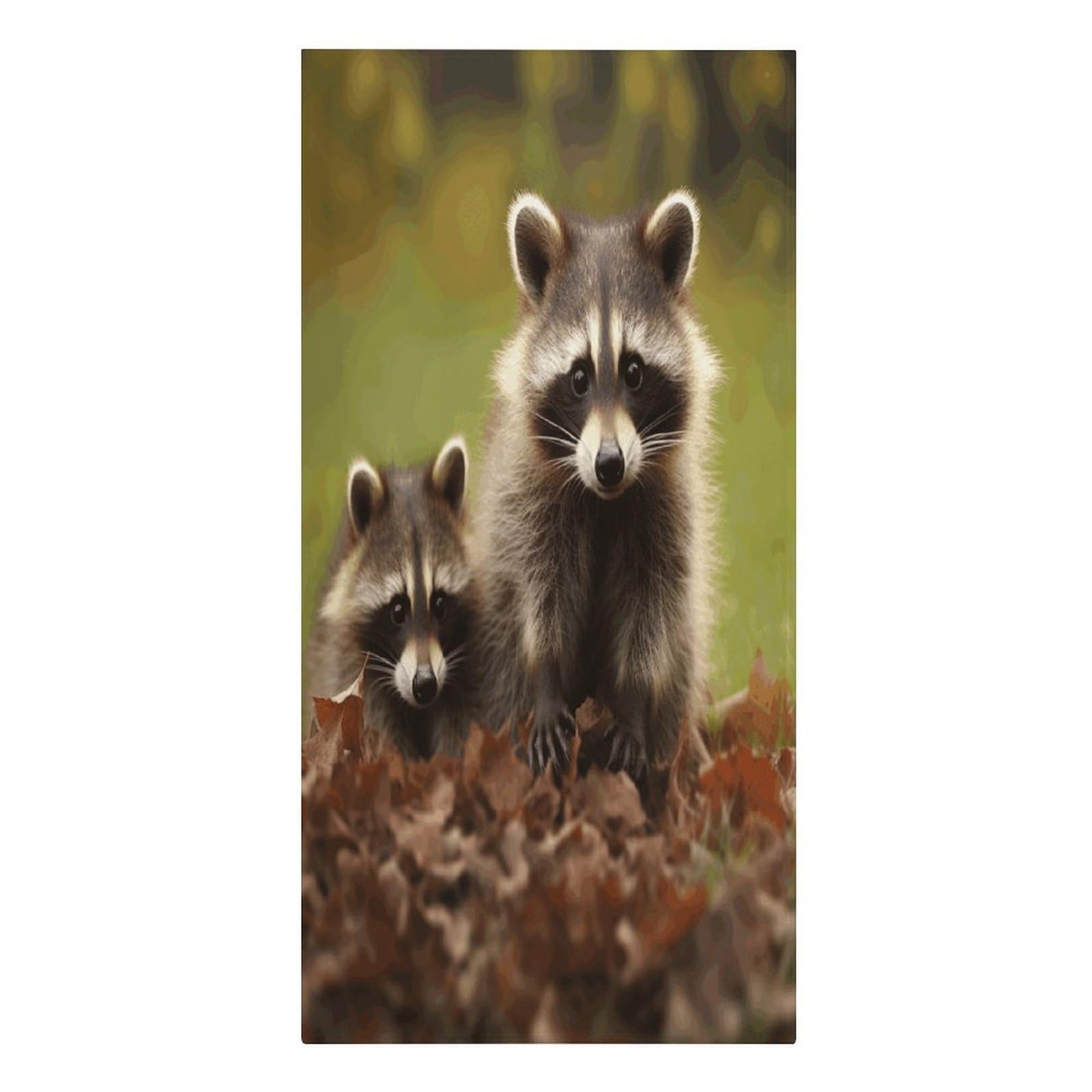 VstaDank Raccoon Beach Towels 30"x61" Microfiber Super Absorbent Large Bath Towels Cozy Soft Swim Travel Towel Quick Dry Thin Pool Towel Beach Accessories for Outdoor Adult
