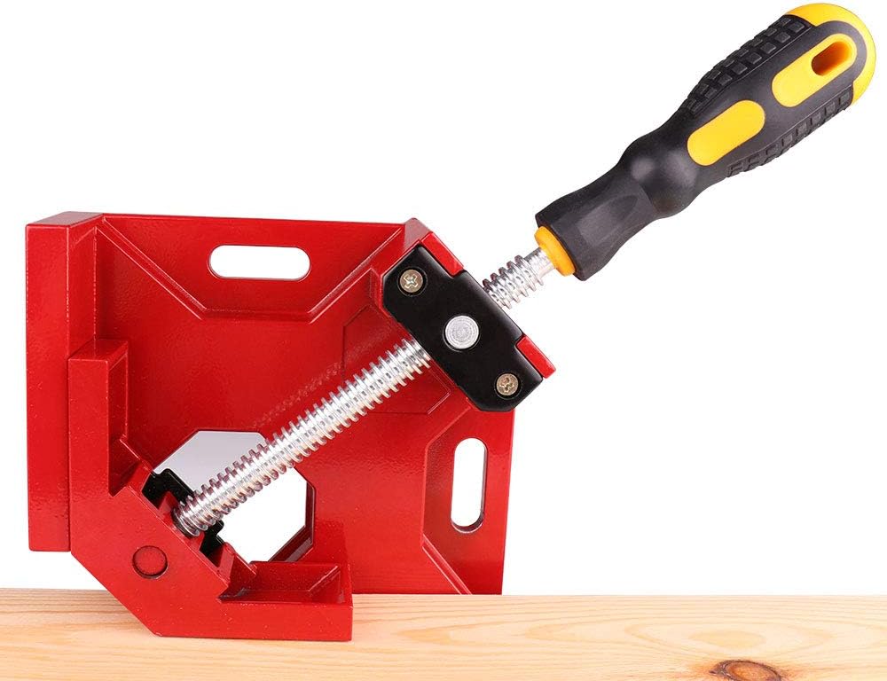 Carpenter Tools Corner Clamp For Woodworking, 4 Pack 5.5" Aluminum Right Wen Corner Clamps