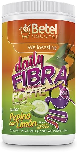 Betel Natural Daily Fibra Forte Formula/Fórmula Fuerte, Pepino Extremo Limpiar Colon Pepino con Limón (Pepino con Limón)