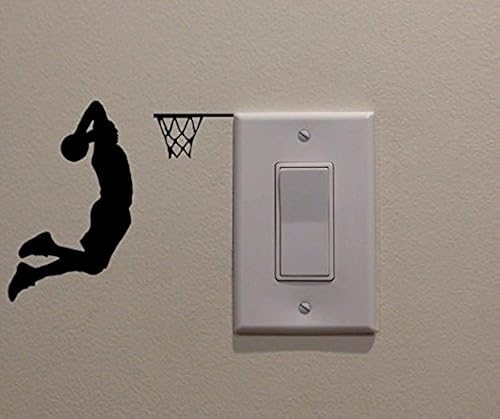 YINGKAI Two Handed Slam Dunk Basketball Player Dunking on Light