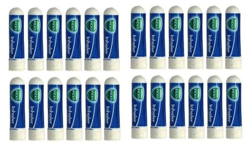 Vicks Nasal Inhaler Cold, Sinus & Allergy- Pack of 24