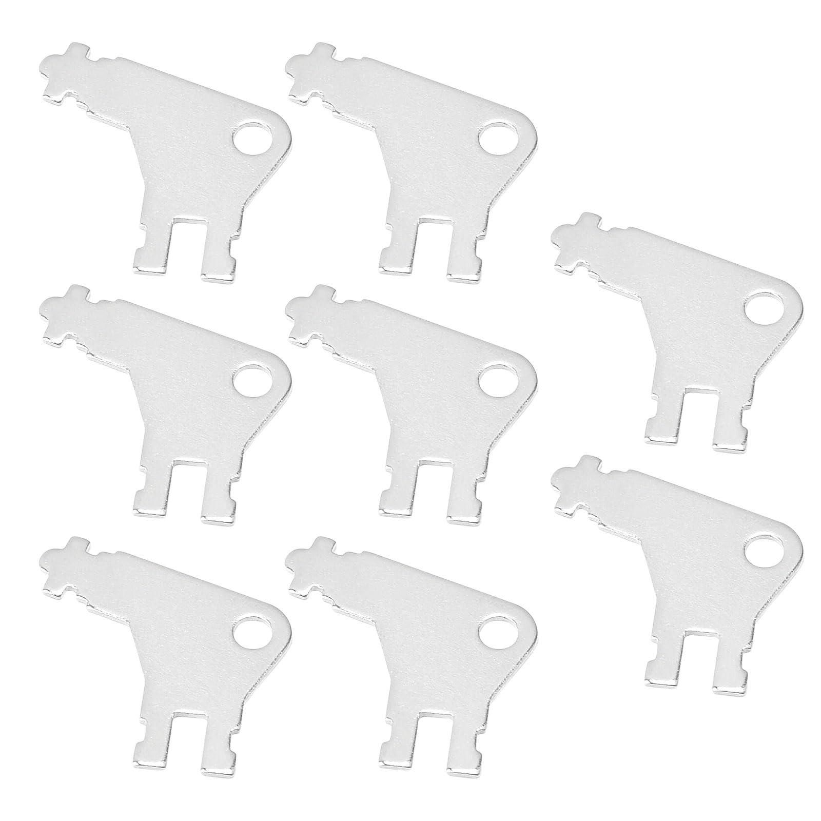 8 Pack Paper Towel Dispenser Key Compatible with Waffle Georgia Pacific for Maintenance Replacement with 10pcs Key Rings