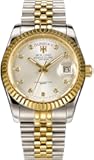 41MM Mens Luxury Quartz Watch with Calendar Luminous Waterproof Wrist Watches