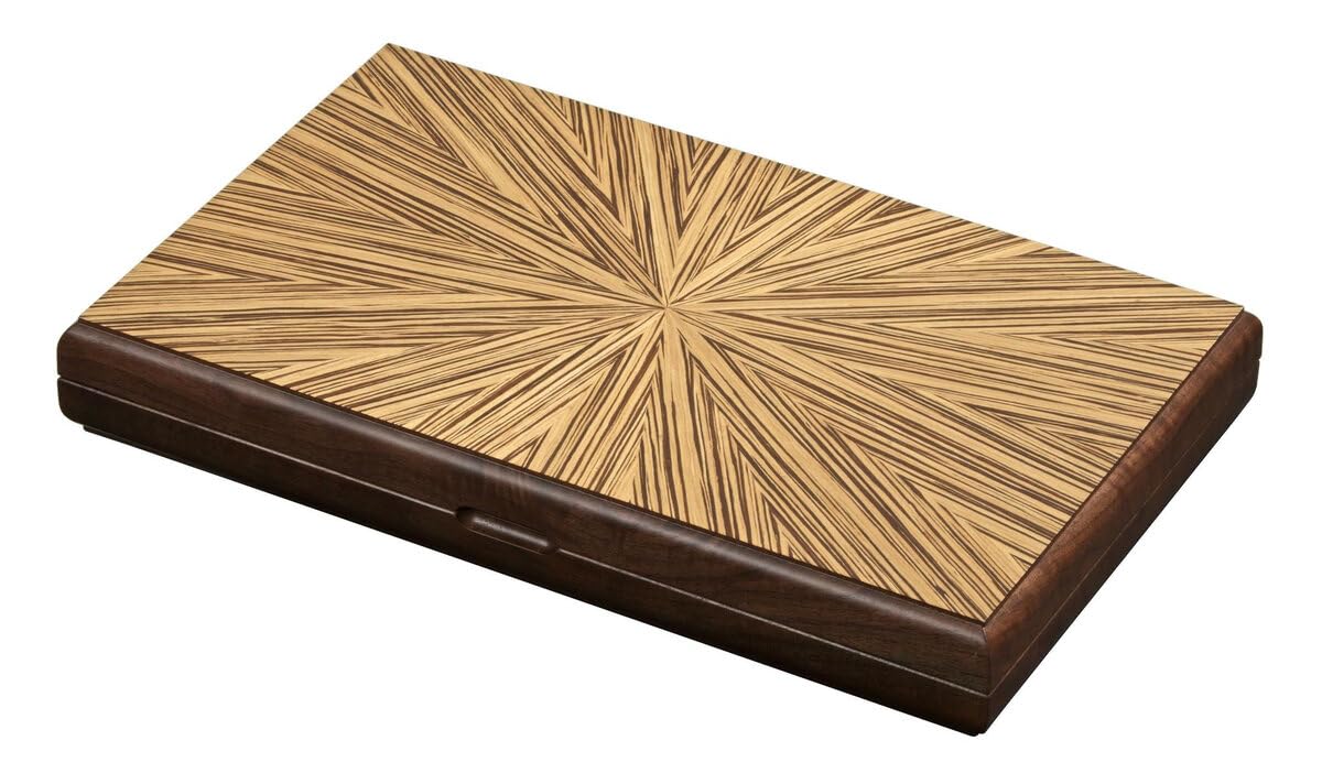 Philos 19-inch Wooden Mykonos Backgammon Set