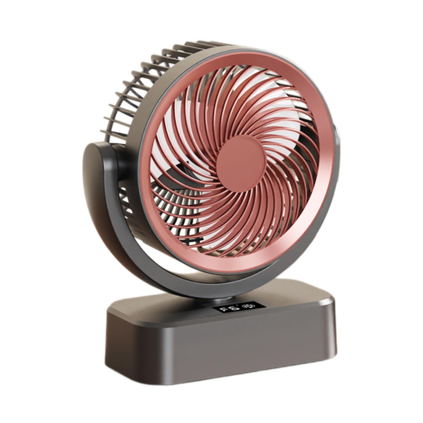 FROMCEO Portable Desk Fan Rechargeable Portable Low Noise Dorm Cooling Fan Low Noise Adjustable 6 Speed for Bedroom Use USB Desk