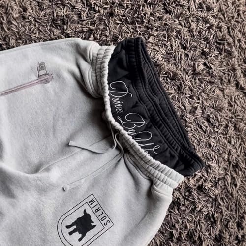 Double Waisted Sweatpants Graphic AK47 Y2k Baggy Sweatpants Men with Elastic Waisted Casual Wide Leg Pants Streetwear4