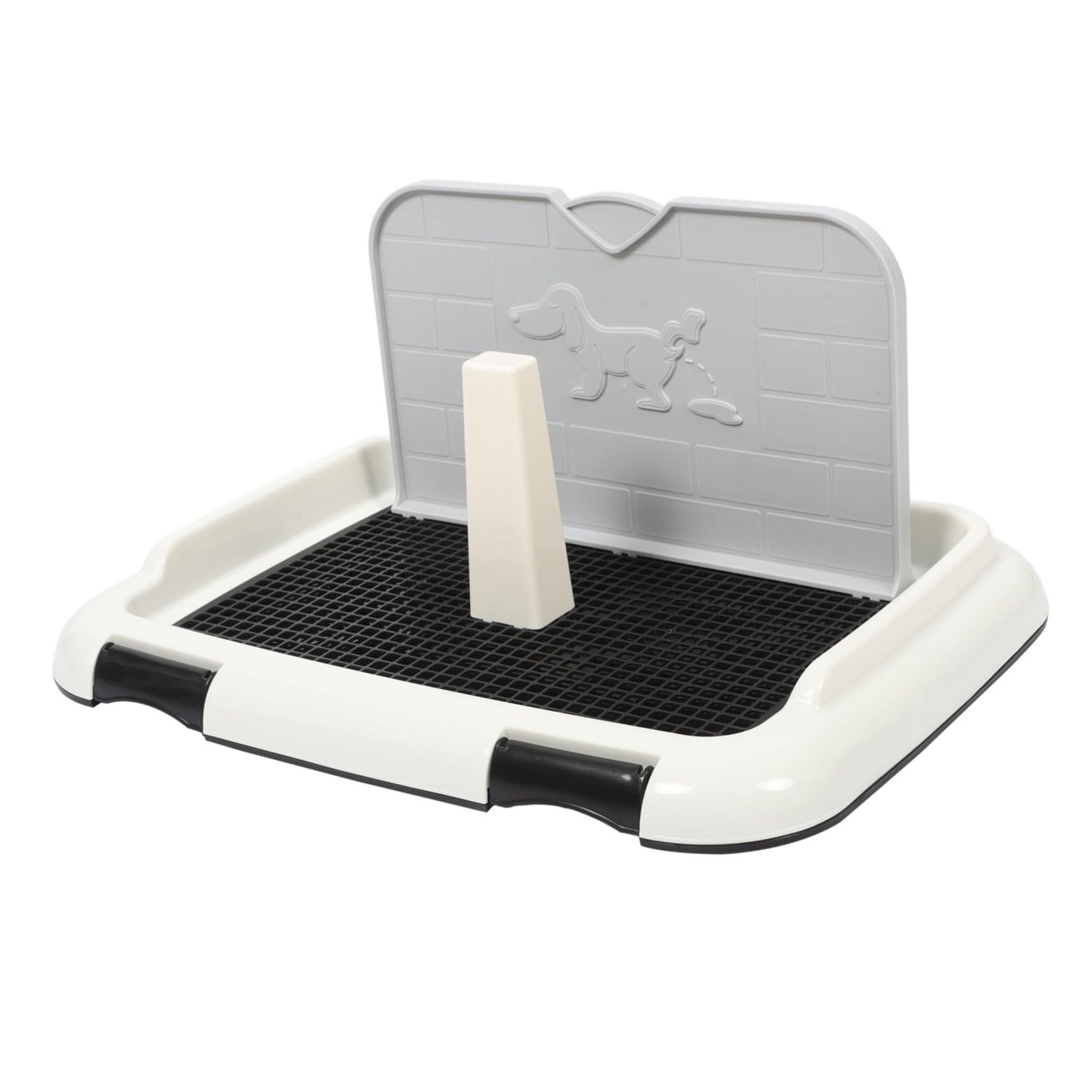 HEMOTON Sturdy Plastic Pet Toilet Large Capacity Dog Potty Tray Easy to Litter Tray