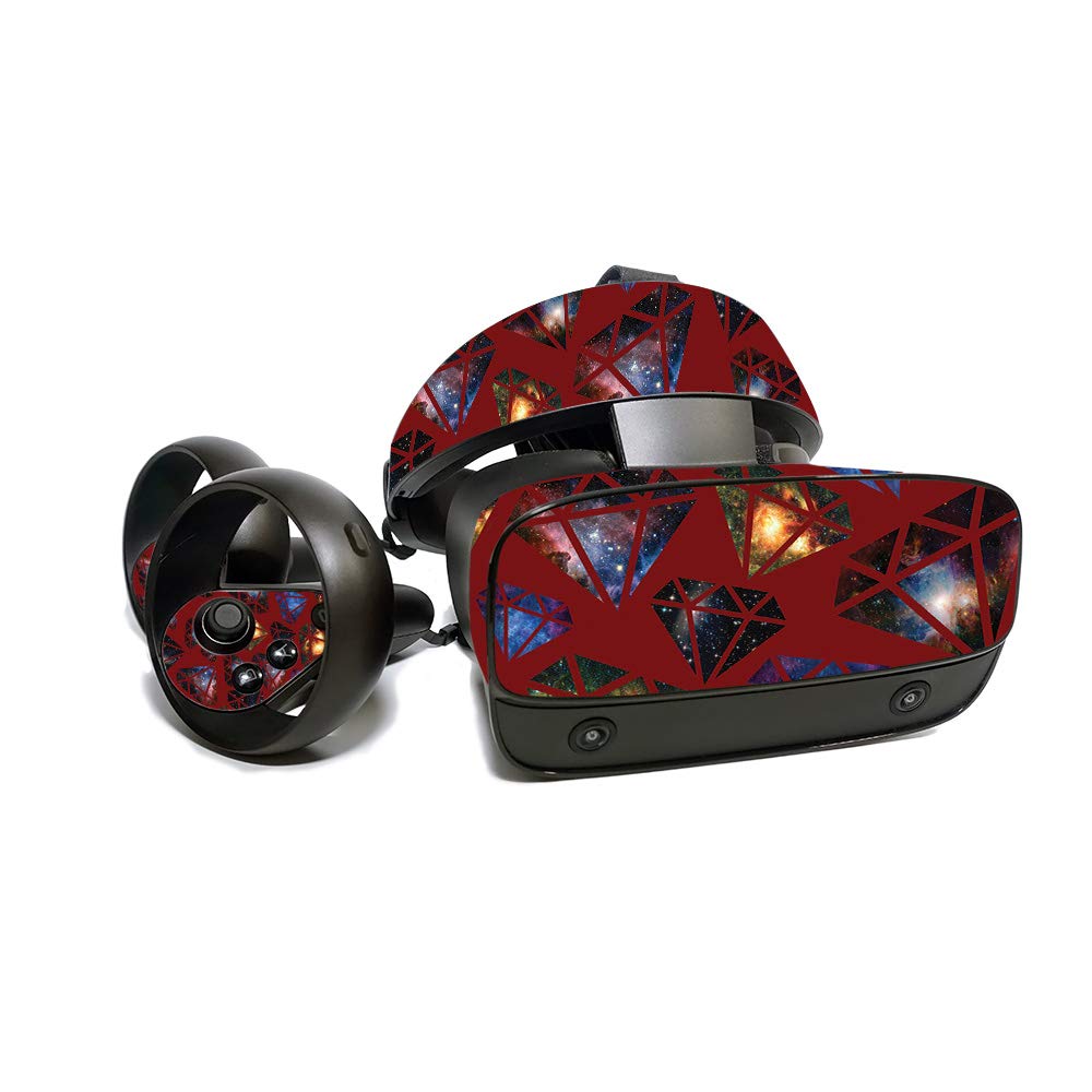 MightySkins Skin for Oculus Rift S - Diamond Galaxy | Protective, Durable, and Unique Vinyl Decal Wrap Cover | Easy to Apply, Remove, and Change Styles | Made in The USA