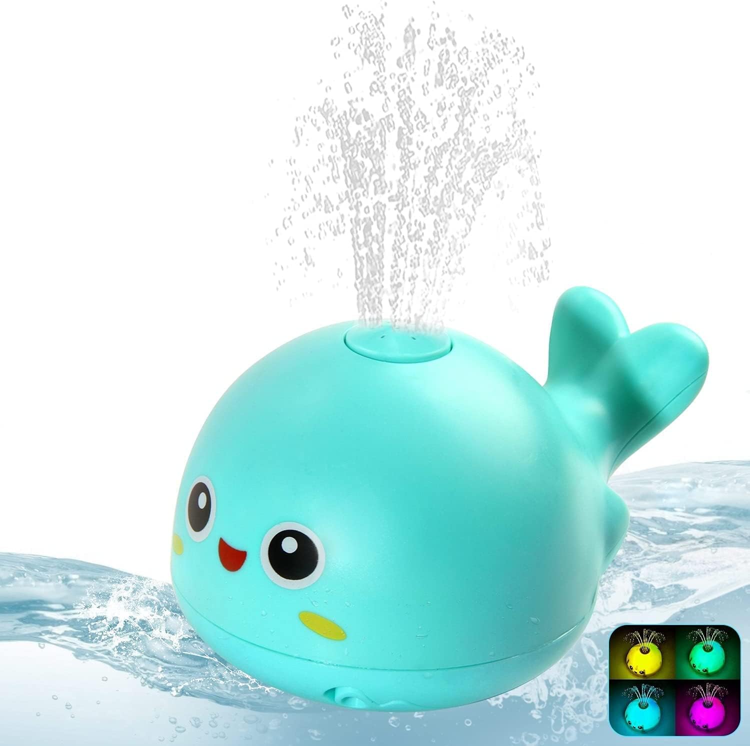 2022 Upgraded Baby Bath Toys, Rechargeable with Double Layer Waterproof