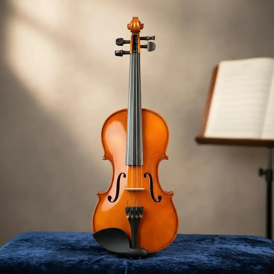 Violino DiPietro 4/4 Iniciante Ajustado Madeira Maciça | Madeira Maciça - Ajustado