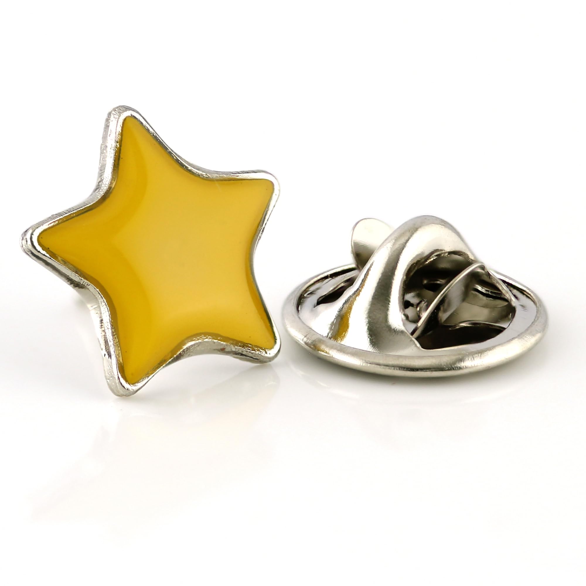 YELLOW Star Pin Badge - Image 2