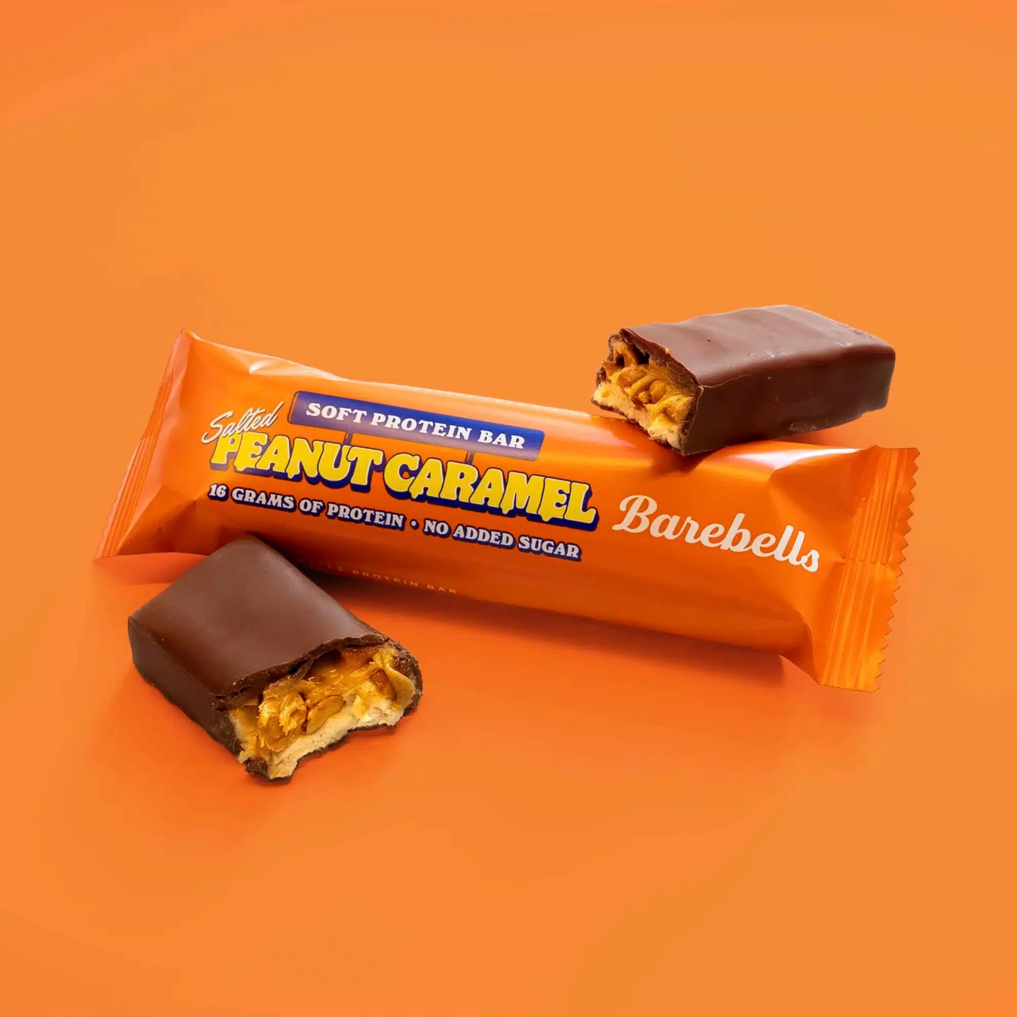 Barebells | Soft Protein Bar (55g) | Barres protéinées | Collation protéinée et gourmande - Salted Caramel Peanut