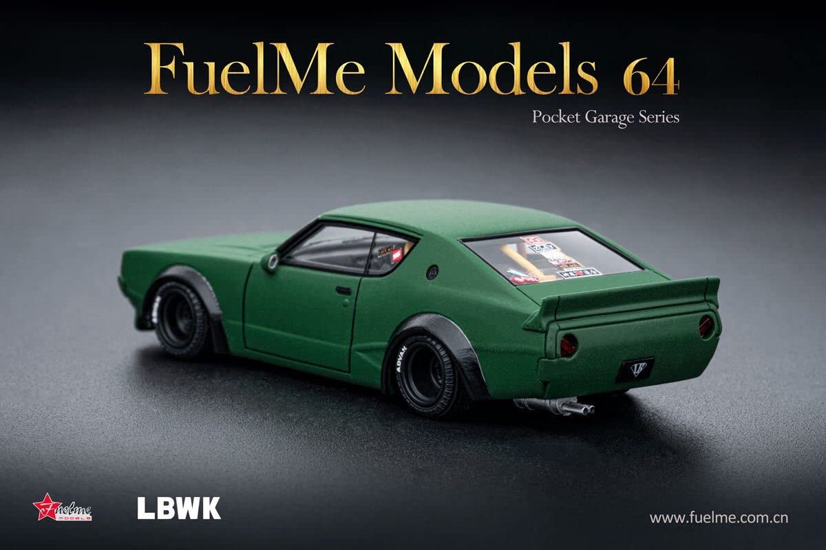 Fuelme リバティウォーク ミニカー FuelMe Models 1/64スケール「LBWK KEN&MARY KPGC110」(マット