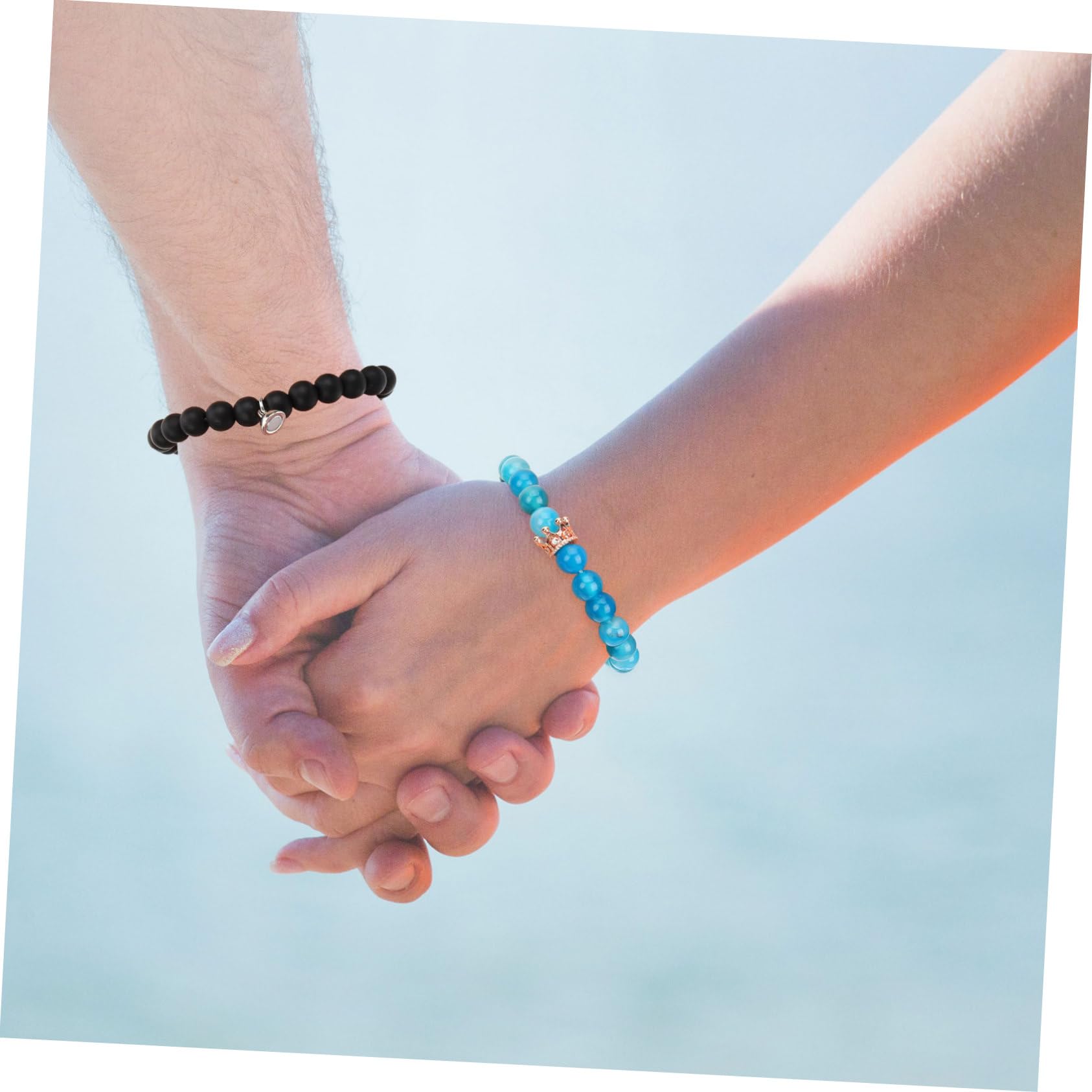 SHERCHPRY 5 Pares De Pulseras De Pareja Para Él Y Pulsera De Novio Y Novia s De Relación De Muñeca De Pareja Joyerías Para as De Cuentas Hombre