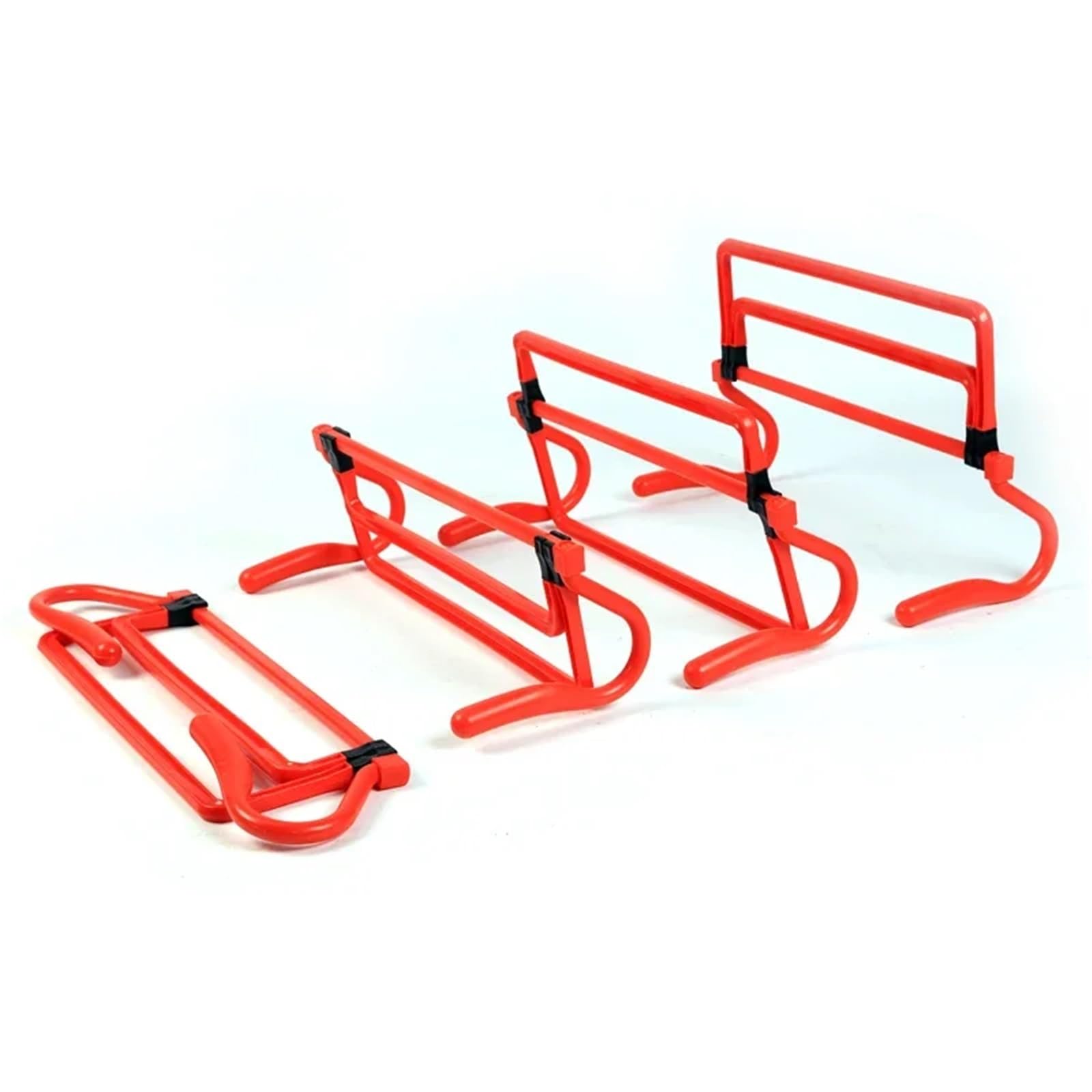 Vallas De Agilidad 1PC Four-Speed Color Adjustable Hurdle Multi-Functional Small Hurdle Football Training Equipment Speed Obstacle Hurdle Jump(Green)