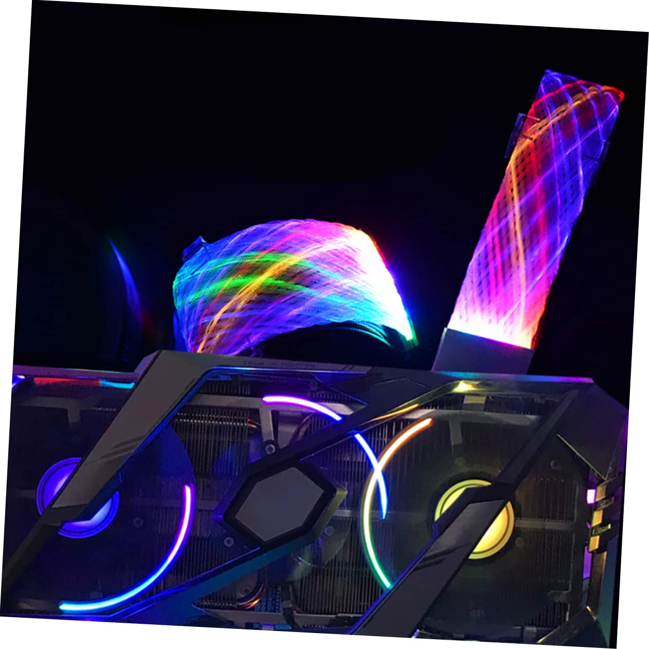 Lurrose Alimentazione Rgb Estensibile Pin per Illuminazione Argb Accessorio Computer Professionale per Appassionati