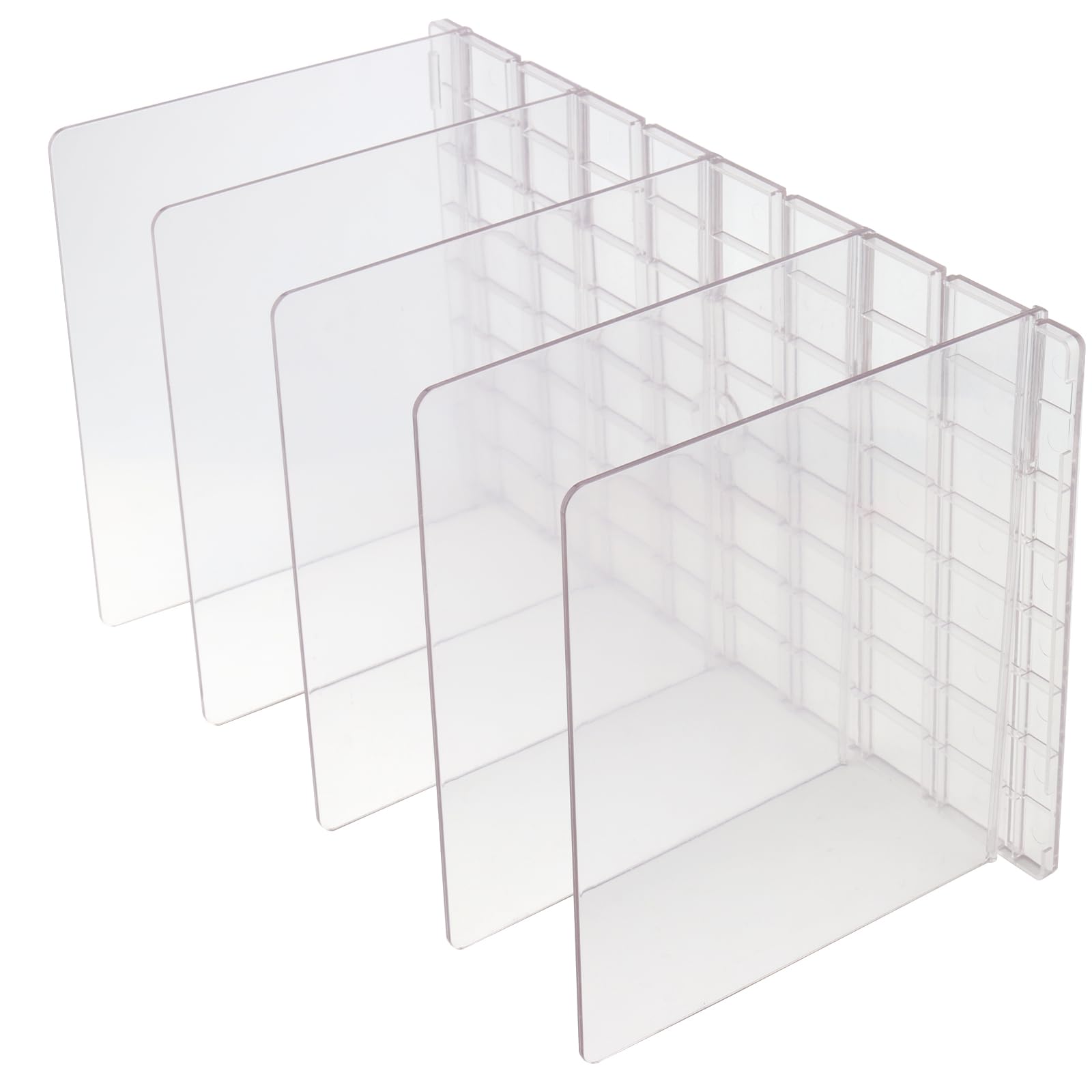 MOUYAT Organizer per borse, divisori regolabili in acrilico, organizer trasparente per borse, per camera da letto, cucina, armadi