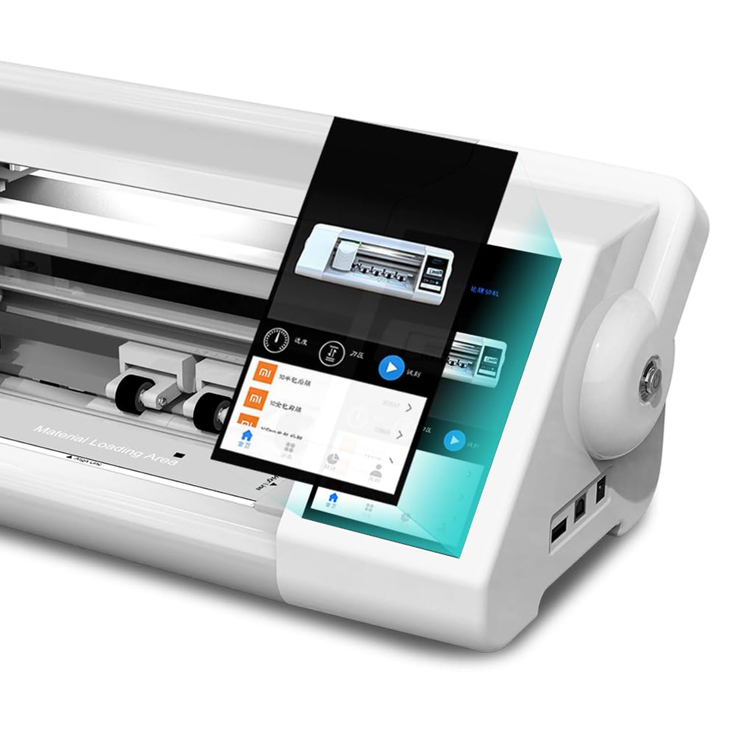ANXYYDS Mobile Phone Film Cutting Machine,Portable Cut Machines,Intelligent Film Cutter,Support DIY Back Film,for Mobile Phones,Computers,Watches
