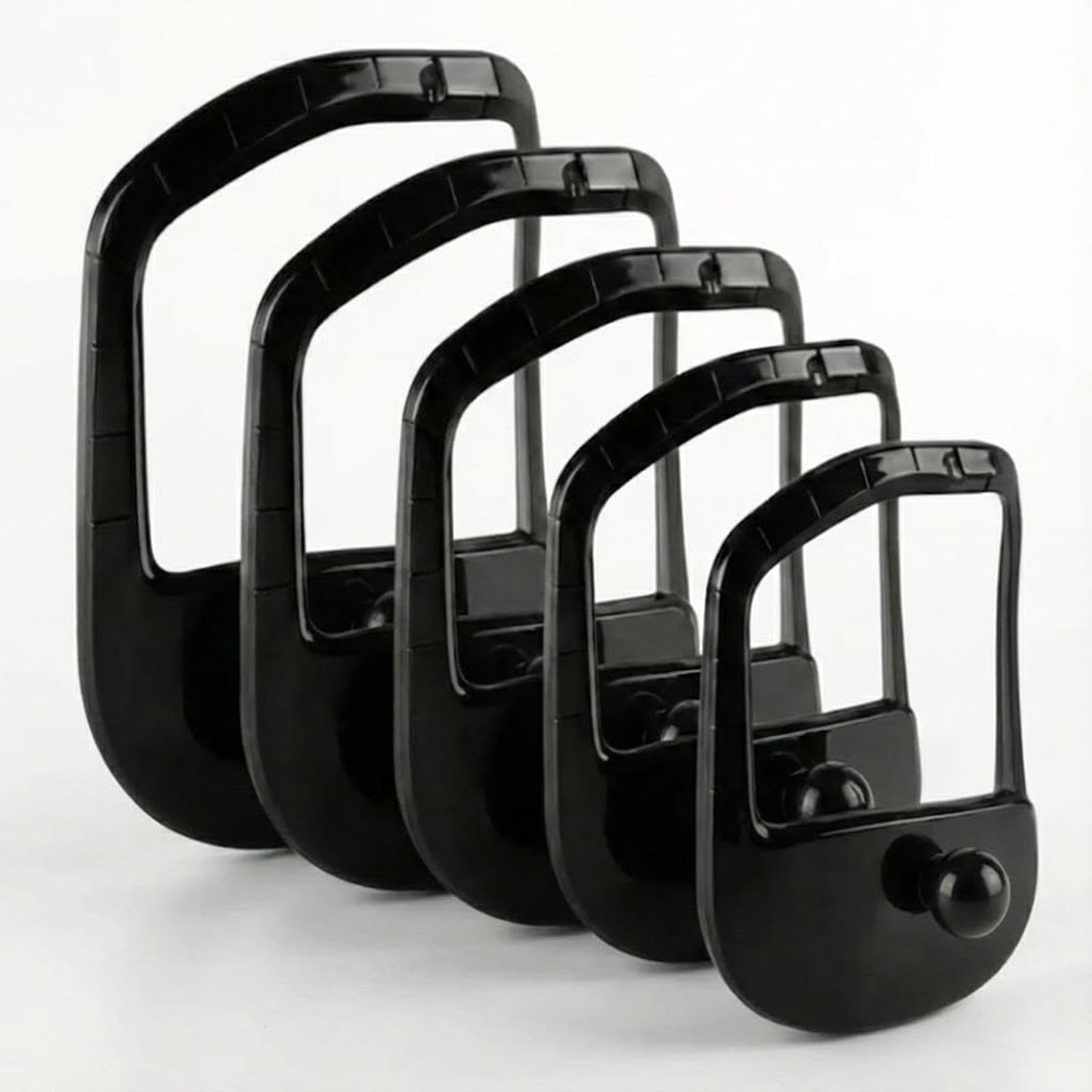 Goatee Shaper for Perfect Symmetry, Beard Shaper for Men with 5 Size Templates, Precision Goatee Template for Clean, Even Lines, Durable & Easy-to-Use Tool for Fast Home Grooming