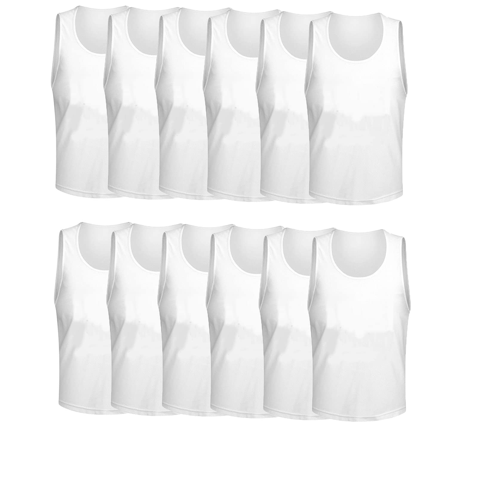 Chasuble d'entraînement adultes football basket rugby gilet de sport mesh respirant lot 12