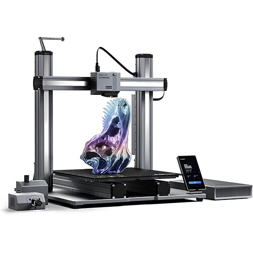 Snapmaker 3D Drucker, 3D-Druck&Amp;Lasergravur&Amp;Cnc 3-In-1 3D-Drucker, 320X350X330Mm Arbeitsbereich, 3D Drucker Auto Nivellierung, Mit Gehäuse, Resume-Druckfunktion, Noise Reduction (A350T Bundle)