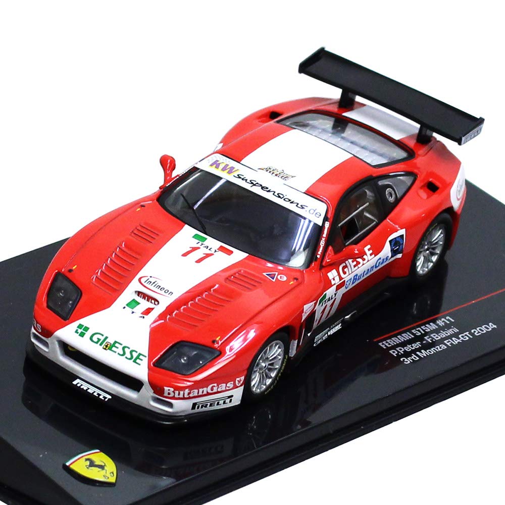 Amazon | イクソ FERRARI DIX 1/43 フェラーリ 575M (No.11/FIA-GT2004