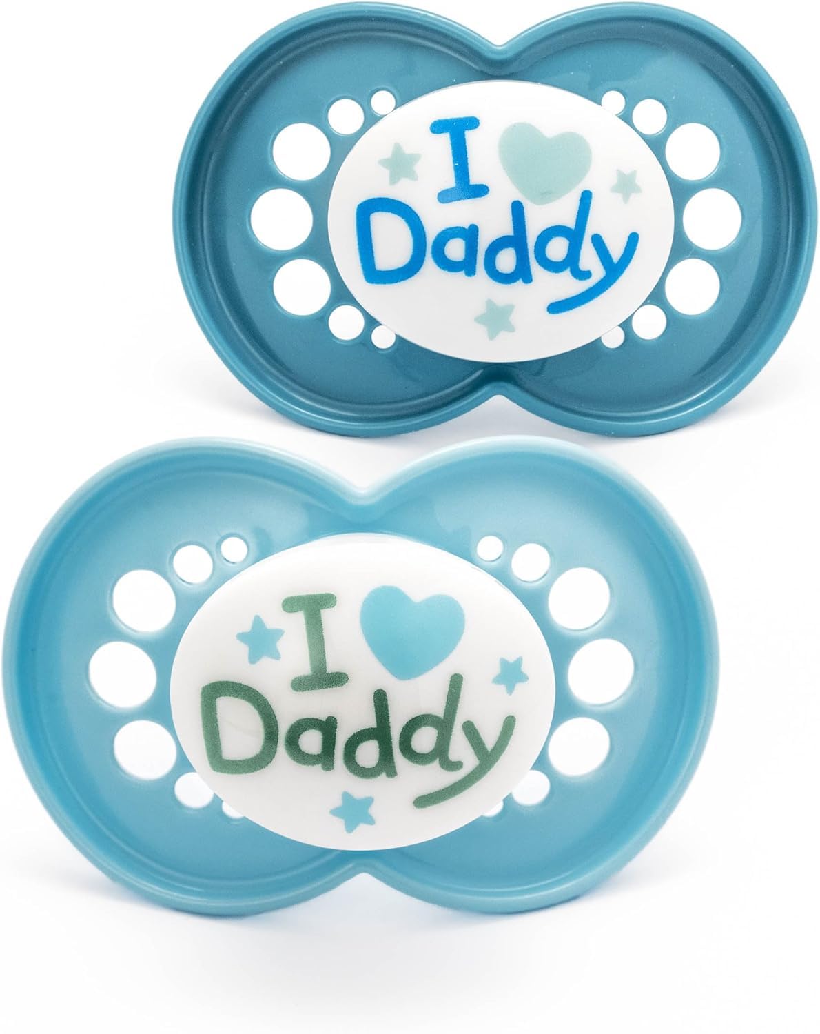 MAM Original Soothers | 18-36 Months | Pack of 2 | Comes in Dummy Steriliser Box | Sustainable Materials | Baby Accessories | Blue/Green (Various Designs